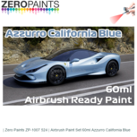 | Zero Paints ZP-1007 524 | Airbrush Paint Set 60ml Azzurro California Blue | Zero Paints ZP-1007 524 | Airbrush Paint Set 60ml Azzurro California Blue