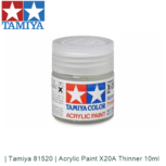| Tamiya 81520 | Acrylic Paint X20A Thinner 10ml | Tamiya 81520 | Acrylic Paint X20A Thinner 10ml