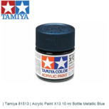 | Tamiya 81513 | Acrylic Paint X13 10 ml Bottle Metallic Blue | Tamiya 81513 | Acrylic Paint X13 10 ml Bottle Metallic Blue