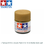 | Tamiya 81512 | Acrylic Paint X12 10 ml Bottle Gold Leaf | Tamiya 81512 | Acrylic Paint X12 10 ml Bottle Gold Leaf