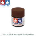 | Tamiya 81509 | Acrylic Paint X9 10 ml Bottle Brown | Tamiya 81509 | Acrylic Paint X9 10 ml Bottle Brown