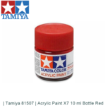 | Tamiya 81507 | Acrylic Paint X7 10 ml Bottle Red | Tamiya 81507 | Acrylic Paint X7 10 ml Bottle Red