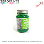 | Zero Paints ZP-1345 | Airbrush Paint Set 60ml Chrysler BGL Electric Lime Green | Zero Paints ZP-1345 | Airbrush Paint Set 60ml Chrysler BGL Electric Lime Green