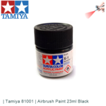 | Tamiya 81001 | Airbrush Paint 23ml Black | Tamiya 81001 | Airbrush Paint 23ml Black