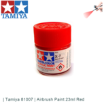 | Tamiya 81007 | Airbrush Paint 23ml Red | Tamiya 81007 | Airbrush Paint 23ml Red