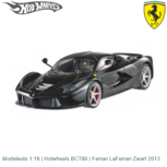 Modelauto 1:18 | Hotwheels BCT80 | Ferrari LaFerrari Zwart 2013 Modelauto 1:18 | Hotwheels BCT80 | Ferrari LaFerrari Zwart 2013