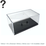 Vitrine 1:43 | Diversen Vitrine | Vitrine voor 1:43 modellen Zwart Vitrine 1:43 | Diversen Vitrine | Vitrine voor 1:43 modellen Zwart