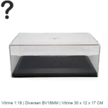 Vitrine 1:18 | Diversen BV18MM | Vitrine 30 x 12 x 17 CM Vitrine 1:18 | Diversen BV18MM | Vitrine 30 x 12 x 17 CM