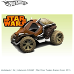Modelauto 1:64 | Hotwheels CGW47 | Star Wars Tusken Raider Green 2015 Modelauto 1:64 | Hotwheels CGW47 | Star Wars Tusken Raider Green 2015