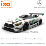 Modelauto 1:43 | IXO-Models GTM108 | Mercedes Benz AMG GT3 GTD Riley Motorsports 2017 #33 USA / Daytona 24 hours Modelauto 1:43 | IXO-Models GTM108 | Mercedes Benz AMG GT3 GTD Riley Motorsports 2017 #33 USA / Daytona 24 hours