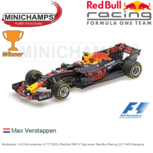 Modelauto 1:43 | Minichamps 417171533 | Red Bull RB13 Tag Heuer Red Bull Racing 2017 #33 Malaysia Modelauto 1:43 | Minichamps 417171533 | Red Bull RB13 Tag Heuer Red Bull Racing 2017 #33 Malaysia