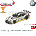 Modelauto 1:43 | Minichamps 437162699 | BMW M6 GT3 Rowe Racing #99 Belgium / Spa-Francorchamps / 24 Hours Modelauto 1:43 | Minichamps 437162699 | BMW M6 GT3 Rowe Racing #99 Belgium / Spa-Francorchamps / 24 Hours
