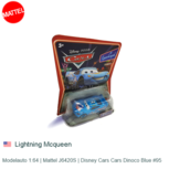 Modelauto 1:64 | Mattel J6420S | Disney Cars Cars Dinoco Blue #95 Modelauto 1:64 | Mattel J6420S | Disney Cars Cars Dinoco Blue #95