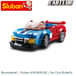 Bouwpakket | Sluban M38-B0633E | Car Club Butterfly Bouwpakket | Sluban M38-B0633E | Car Club Butterfly