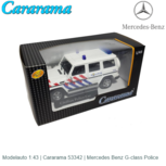 Modelauto 1:43 | Cararama 53342 | Mercedes Benz G-class Police Modelauto 1:43 | Cararama 53342 | Mercedes Benz G-class Police