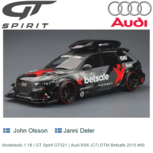 Modelauto 1:18 | GT Spirit GT321 | Audi RS6 (C7) DTM Betsafe 2015 #56 Modelauto 1:18 | GT Spirit GT321 | Audi RS6 (C7) DTM Betsafe 2015 #56