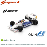 Modelauto 1:43 | Spark S2778 | Toleman TG184 Toleman 1984 #19 Monte Carlo / Monaco Grand Pri Modelauto 1:43 | Spark S2778 | Toleman TG184 Toleman 1984 #19 Monte Carlo / Monaco Grand Pri