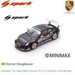 Modelauto 1:43 | Spark S8502 | Porsche 911 GT3 Cup RCHLO 2018 #8 Brazil Modelauto 1:43 | Spark S8502 | Porsche 911 GT3 Cup RCHLO 2018 #8 Brazil