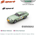 Modelauto 1:43 | Spark S3685 | Aston Martin DP214 1964 USA / Daytona / 2000 km Modelauto 1:43 | Spark S3685 | Aston Martin DP214 1964 USA / Daytona / 2000 km