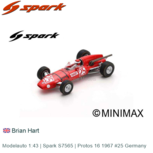 Modelauto 1:43 | Spark S7565 | Protos 16 1967 #25 Germany Modelauto 1:43 | Spark S7565 | Protos 16 1967 #25 Germany