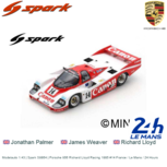 Modelauto 1:43 | Spark S9864 | Porsche 956 Richard Lloyd Racing 1985 #14 France / Le Mans / 24 Hours Modelauto 1:43 | Spark S9864 | Porsche 956 Richard Lloyd Racing 1985 #14 France / Le Mans / 24 Hours