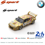 Modelauto 1:43 | Spark S6407 | BMW M1 Brun Motorsport 1983 #90 France / Le Mans / 24 Hours Modelauto 1:43 | Spark S6407 | BMW M1 Brun Motorsport 1983 #90 France / Le Mans / 24 Hours