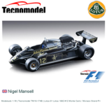 Modelauto 1:18 | Tecnomodel TM18-174B | Lotus 91 Lotus 1982 #12 Monte Carlo / Monaco Grand Pri Modelauto 1:18 | Tecnomodel TM18-174B | Lotus 91 Lotus 1982 #12 Monte Carlo / Monaco Grand Pri