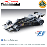 Modelauto 1:18 | Tecnomodel TM18-175C | Lotus 77 Lotus 1976 #5 Brazil / Sao Paulo / Interlagos Modelauto 1:18 | Tecnomodel TM18-175C | Lotus 77 Lotus 1976 #5 Brazil / Sao Paulo / Interlagos