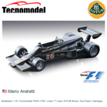 Modelauto 1:18 | Tecnomodel TM18-175D | Lotus 77 Lotus 1976 #6 Brazil / Sao Paulo / Interlagos Modelauto 1:18 | Tecnomodel TM18-175D | Lotus 77 Lotus 1976 #6 Brazil / Sao Paulo / Interlagos