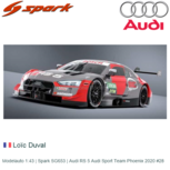Modelauto 1:43 | Spark SG653 | Audi RS 5 Audi Sport Team Phoenix 2020 #28 Modelauto 1:43 | Spark SG653 | Audi RS 5 Audi Sport Team Phoenix 2020 #28