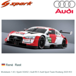 Modelauto 1:43 | Spark SG652 | Audi RS 5 Audi Sport Team Rosberg 2020 #33 Modelauto 1:43 | Spark SG652 | Audi RS 5 Audi Sport Team Rosberg 2020 #33