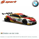 Modelauto 1:43 | Spark SG666 | BMW M4 DTM Team RBM 2020 #31 Germany / Hockenheim Modelauto 1:43 | Spark SG666 | BMW M4 DTM Team RBM 2020 #31 Germany / Hockenheim