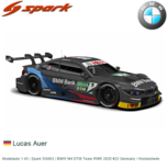 Modelauto 1:43 | Spark SG663 | BMW M4 DTM Team RMR 2020 #22 Germany / Hockenheim Modelauto 1:43 | Spark SG663 | BMW M4 DTM Team RMR 2020 #22 Germany / Hockenheim