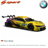 Modelauto 1:43 | Spark SG662 | BMW M4 DTM Team RMG 2020 #16 Germany / Hockenheim Modelauto 1:43 | Spark SG662 | BMW M4 DTM Team RMG 2020 #16 Germany / Hockenheim