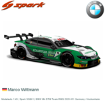 Modelauto 1:43 | Spark SG661 | BMW M4 DTM Team RMG 2020 #11 Germany / Hockenheim Modelauto 1:43 | Spark SG661 | BMW M4 DTM Team RMG 2020 #11 Germany / Hockenheim