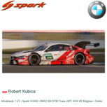 Modelauto 1:43 | Spark SG660 | BMW M4 DTM Team ART 2020 #8 Belgium / Zolder Modelauto 1:43 | Spark SG660 | BMW M4 DTM Team ART 2020 #8 Belgium / Zolder
