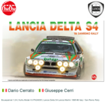 Bouwpakket 1:24 | NuNu Model Kit PN24005 | Lancia Delta S4 Lancia Martini 1896 #8 Italy / San Remo Rally Bouwpakket 1:24 | NuNu Model Kit PN24005 | Lancia Delta S4 Lancia Martini 1896 #8 Italy / San Remo Rally