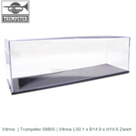 Vitrine | Trumpeter 09805 | Vitrine L50.1 x B14.9 x H14.6 Zwart Vitrine | Trumpeter 09805 | Vitrine L50.1 x B14.9 x H14.6 Zwart