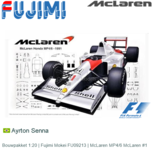 Bouwpakket 1:20 | Fujimi Mokei FU09213 | McLaren MP4/6 McLaren #1 Bouwpakket 1:20 | Fujimi Mokei FU09213 | McLaren MP4/6 McLaren #1