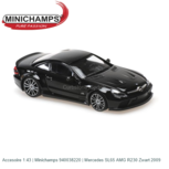 Accesoire 1:43 | Minichamps 940038220 | Mercedes SL65 AMG R230 Zwart 2009 Accesoire 1:43 | Minichamps 940038220 | Mercedes SL65 AMG R230 Zwart 2009