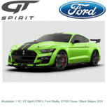 Modelauto 1:18 | GT Spirit GT803 | Ford Shelby GT500 Green / Black Stripes 2020 Modelauto 1:18 | GT Spirit GT803 | Ford Shelby GT500 Green / Black Stripes 2020