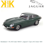 Modelauto 1:18 | KK Scale 180431 | Jaguar E-Type LHD Green 1961 Modelauto 1:18 | KK Scale 180431 | Jaguar E-Type LHD Green 1961