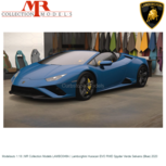 Modelauto 1:18 | MR Collection Models LAMBO046A | Lamborghini Huracan EVO RWD Spyder Verde Selvans (Blue) 2020 Modelauto 1:18 | MR Collection Models LAMBO046A | Lamborghini Huracan EVO RWD Spyder Verde Selvans (Blue) 2020