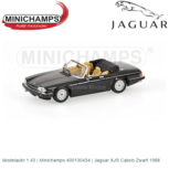 Modelauto 1:43 | Minichamps 400130434 | Jaguar XJS Cabrio Zwart 1988 Modelauto 1:43 | Minichamps 400130434 | Jaguar XJS Cabrio Zwart 1988