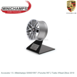 Accesoire 1:5 | Minichamps 500601997 | Porsche 997.2 Turbo Wheel Zilver 2010 Accesoire 1:5 | Minichamps 500601997 | Porsche 997.2 Turbo Wheel Zilver 2010