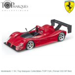 Modelauto 1:18 | Top Marques Collectibles TOP112A | Ferrari 333 SP Red Modelauto 1:18 | Top Marques Collectibles TOP112A | Ferrari 333 SP Red