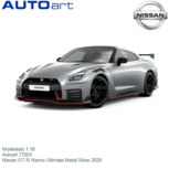 Modelauto 1:18 | Autoart 77503 | Nissan GT-R Nismo Ultimate Metal Silver 2020 Modelauto 1:18 | Autoart 77503 | Nissan GT-R Nismo Ultimate Metal Silver 2020
