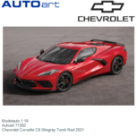 Modelauto 1:18 | Autoart 71282 | Chevrolet Corvette C8 Stingray Torsh Red 2021 Modelauto 1:18 | Autoart 71282 | Chevrolet Corvette C8 Stingray Torsh Red 2021