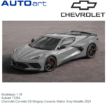 Modelauto 1:18 | Autoart 71284 | Chevrolet Corvette C8 Stingray Ceramic Matrix Grey Metallic 2021 Modelauto 1:18 | Autoart 71284 | Chevrolet Corvette C8 Stingray Ceramic Matrix Grey Metallic 2021