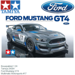 Bouwpakket 1:24 | Tamiya 24354 | Ford Mustang GT4 | Multimatic Motorsports #17 Bouwpakket 1:24 | Tamiya 24354 | Ford Mustang GT4 | Multimatic Motorsports #17